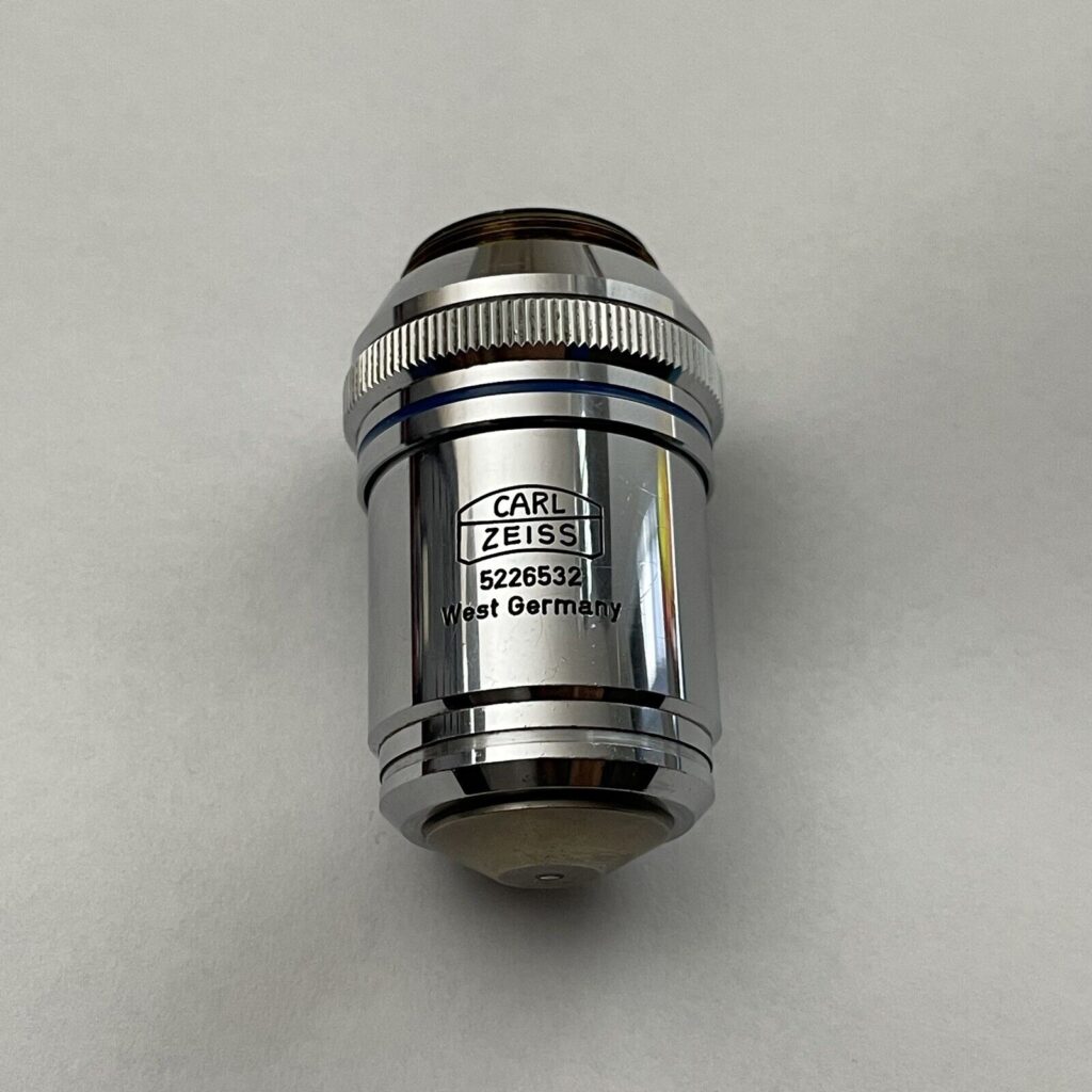 Zeiss Planapo 63x 160 Oil microscope objective – Microscopistas